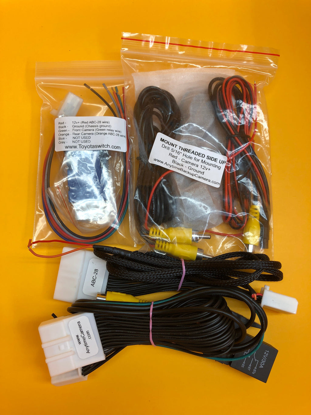 Anytime Backup and Front Camera Kit (2014 to 2019)