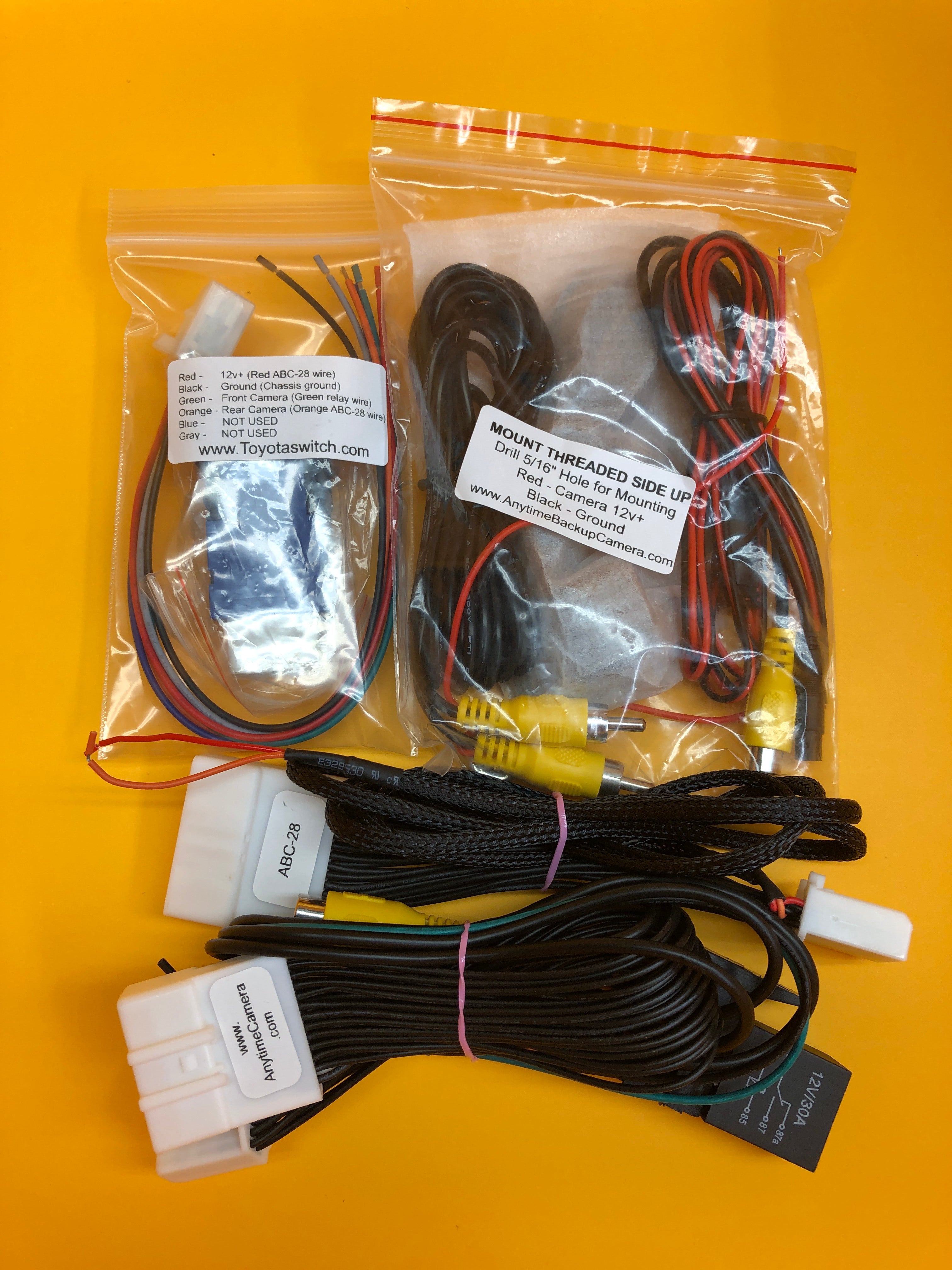 Anytime Backup and Front Camera Kit (2014 to 2019)